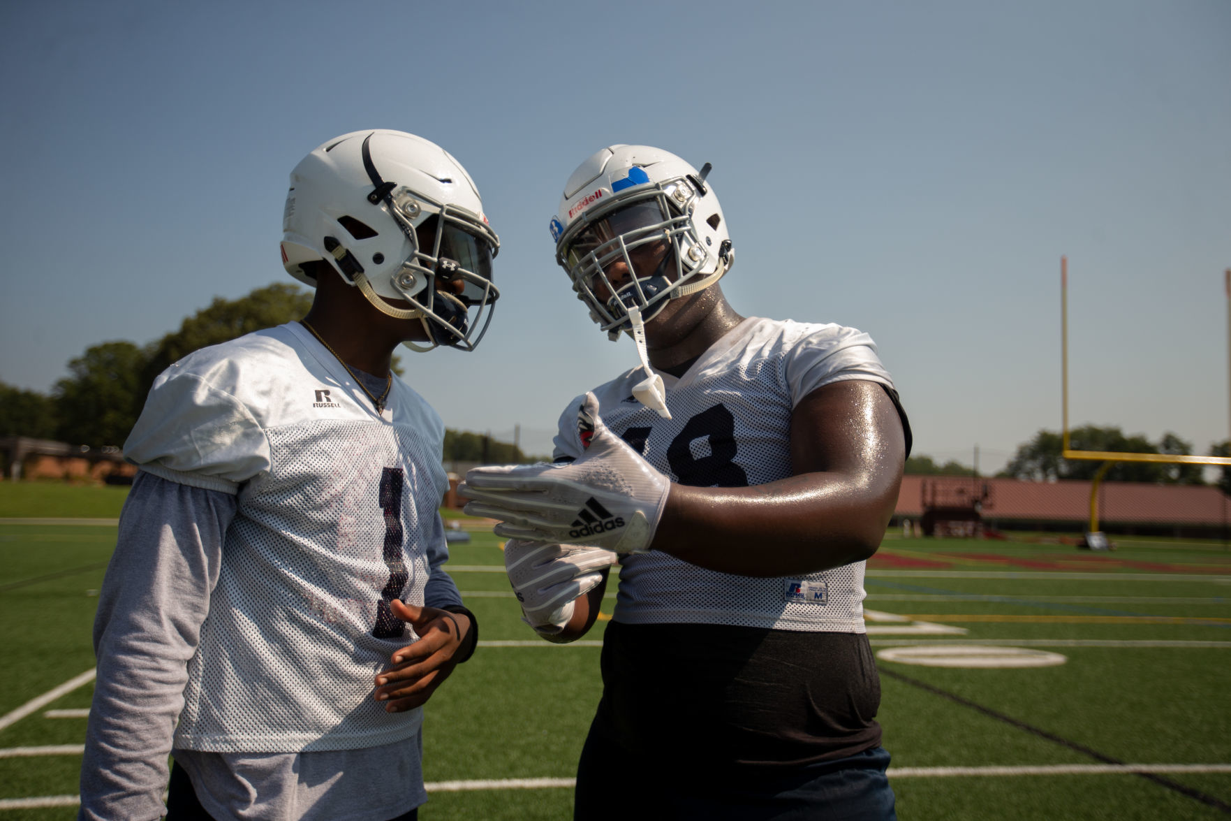 First day of football practice